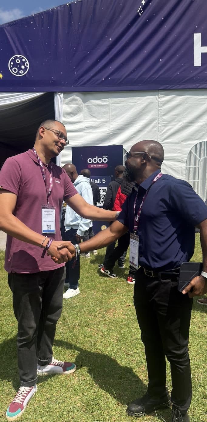 Growth Stack at an Odoo business event in Lagos