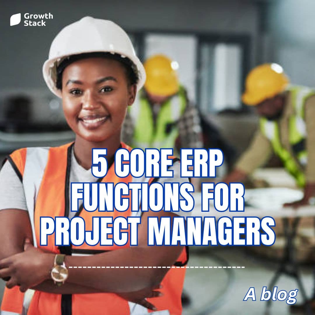 5 erp core functions for project managers