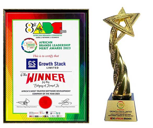 Africa’s Most Trusted Software Development Company Award Winner 2023