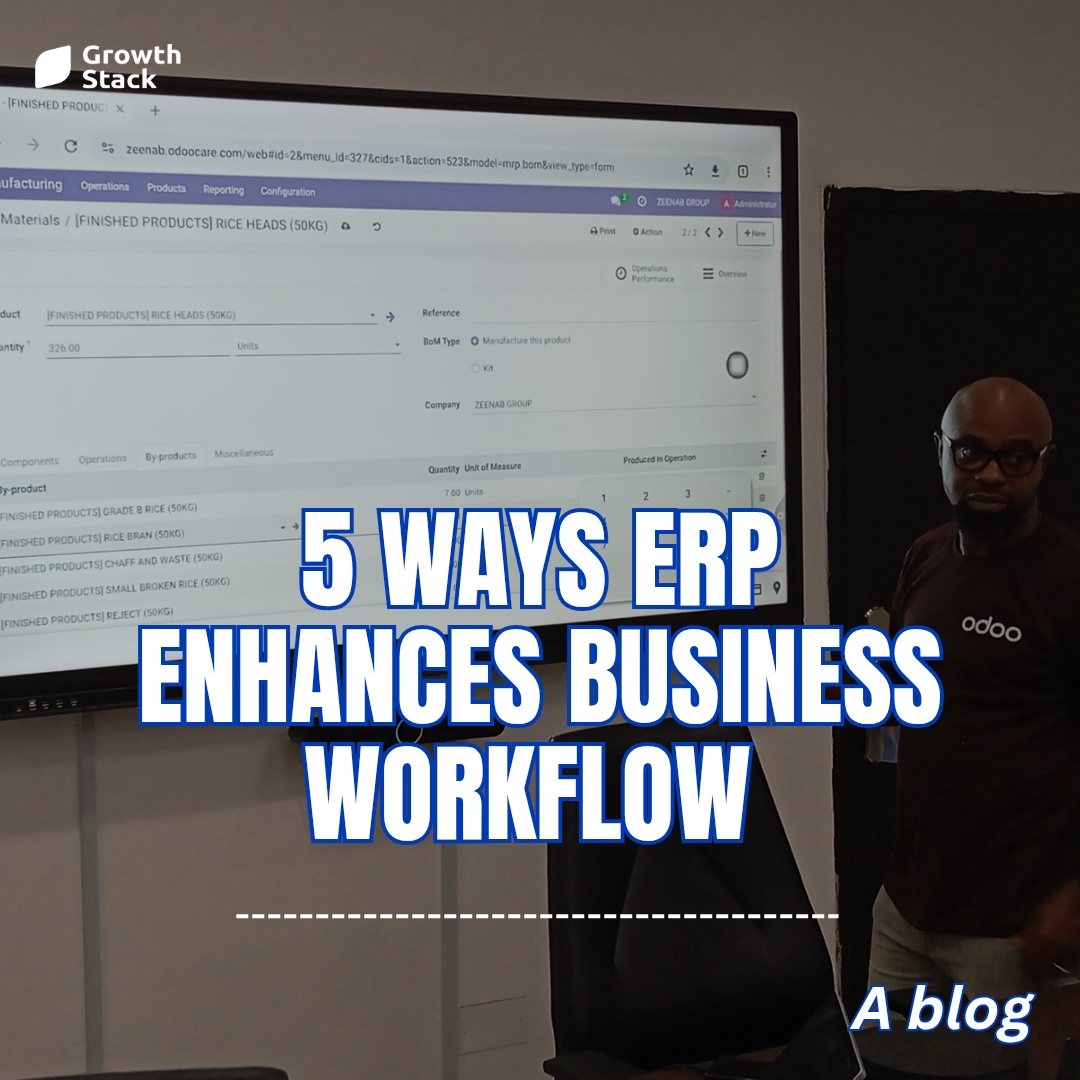 5 ways erp enhances business workflow